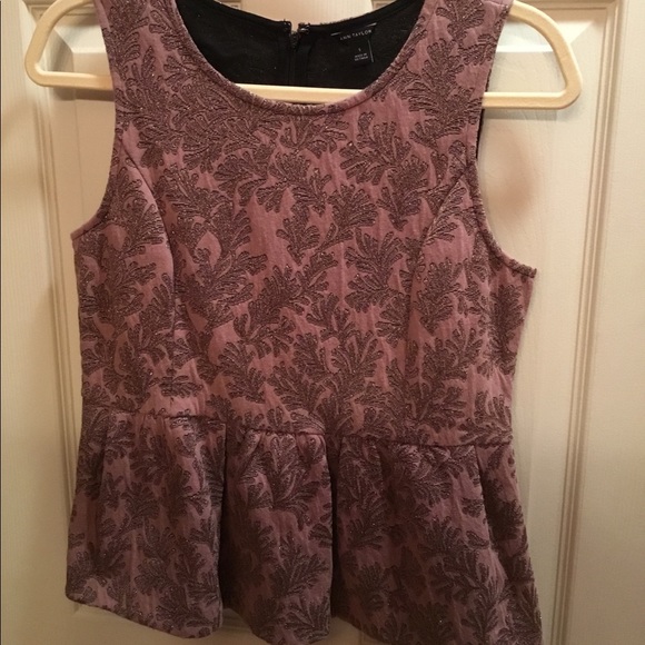 Ann Taylor Tops - Ann Taylor dressy peplum top, Small